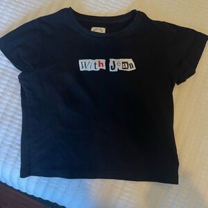 With Jean Graphic Tee